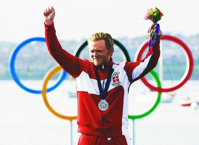 Jonas Hoegh-Christensen olympic silver 2012  © Soren Overup, Sail-World Europe